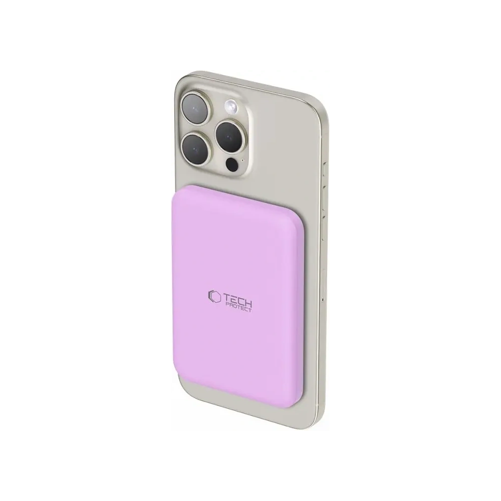 Powerbank Tech-Protect PB10 LifeMag MagSafe Power Bank 5000mAh Lilac