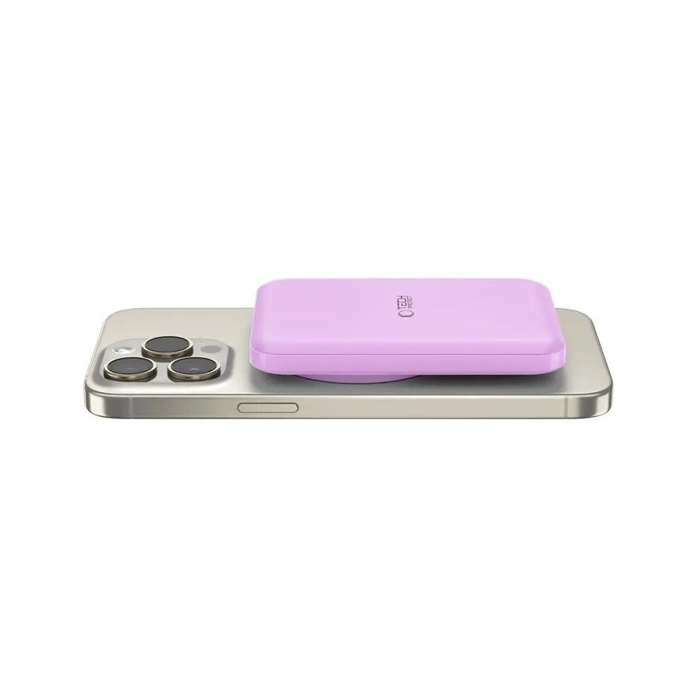 Powerbank Tech-Protect PB10 LifeMag MagSafe Power Bank 5000mAh Lilac