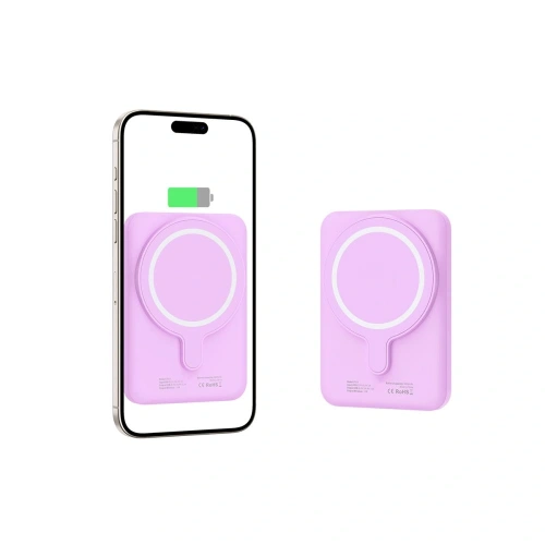 Kup Powerbank Tech-Protect PB10 LifeMag MagSafe Power Bank 5000mAh Lilac - THP3231 - {ean13} - Sklep Home Screen