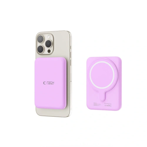 Kup Powerbank Tech-Protect PB10 LifeMag MagSafe Power Bank 5000mAh Lilac - THP3231 - {ean13} - Sklep Home Screen