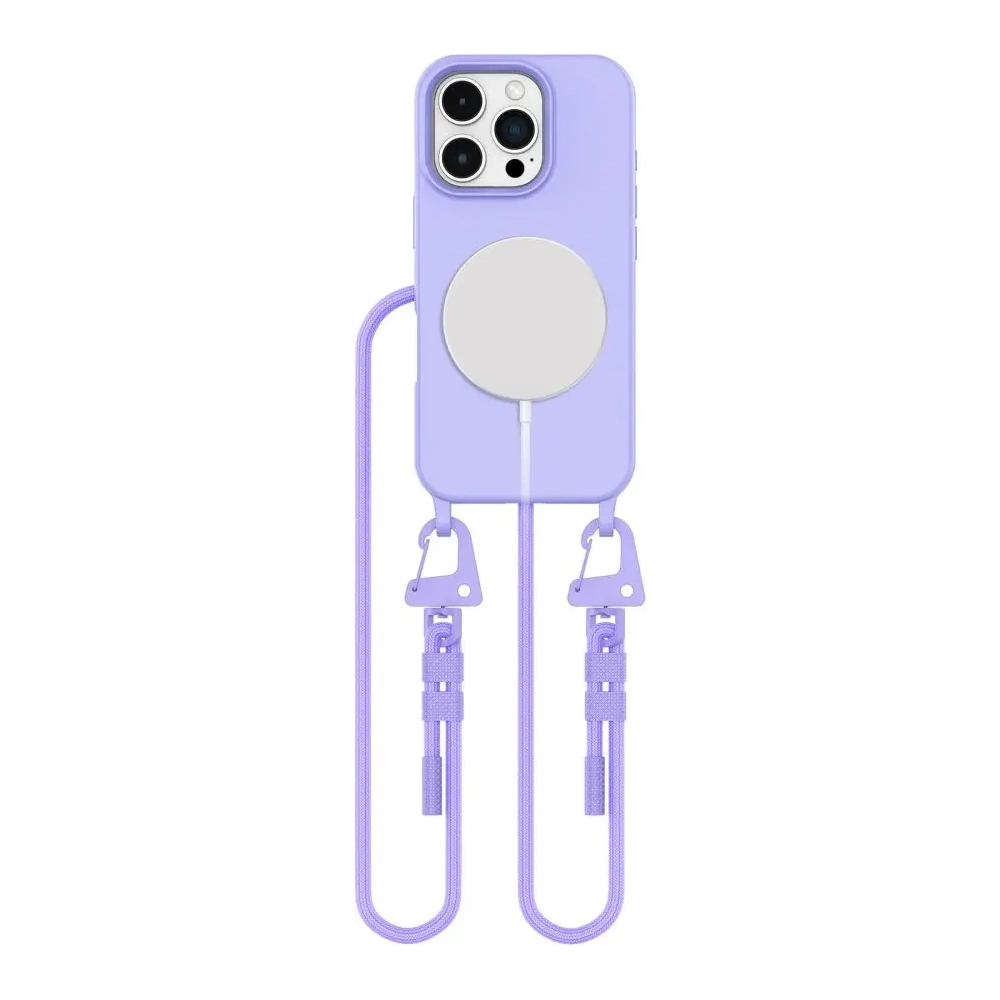 Etui Tech-Protect Magnecklace MagSafe Apple iPhone 16 Pro Max Lavender
