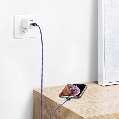 Kup Cablu magnetic Lightning Baseus Zinc 2.4A 1m (violet) - BSU1044PRP - {ean13} - Sklep Home Screen