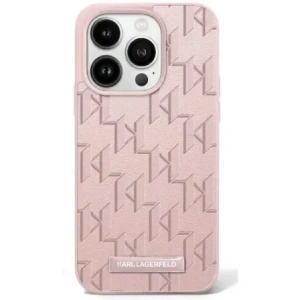 Buy Karl Lagerfeld KLHMP16LPKHPORPP Apple iPhone 16 Pro hardcase Hot Stamp MagSafe pink - KLD21711 - {ean13} - Home Screen Store Europe