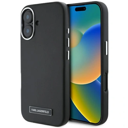 Kup Karl Lagerfeld KLHMP16MPGMSRPK Apple iPhone 16 Plus Hardcase FW Metallplatte MagSafe schwarz - KLD21712 - {ean13} - Sklep Home Screen