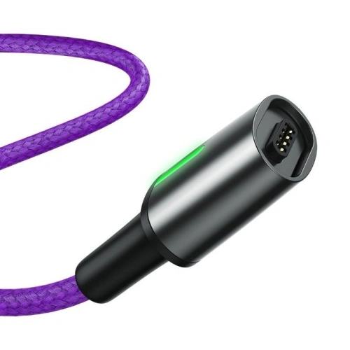 Kup Kabel magnetyczny Lightning Baseus Zinc 2.4A 1m (fioletowy) - BSU1044PRP - {ean13} - Sklep Home Screen