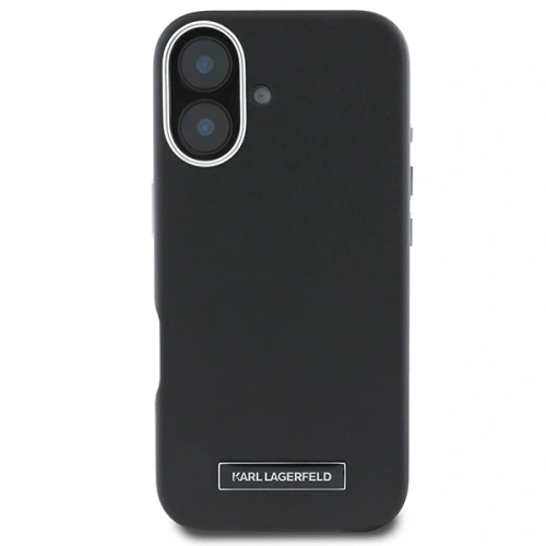 Buy Karl Lagerfeld KLHMP16MPGMSRPK Apple iPhone 16 Plus hardcase FW Metal Plate MagSafe black - KLD21712 - {ean13} - Home Screen Store Europe