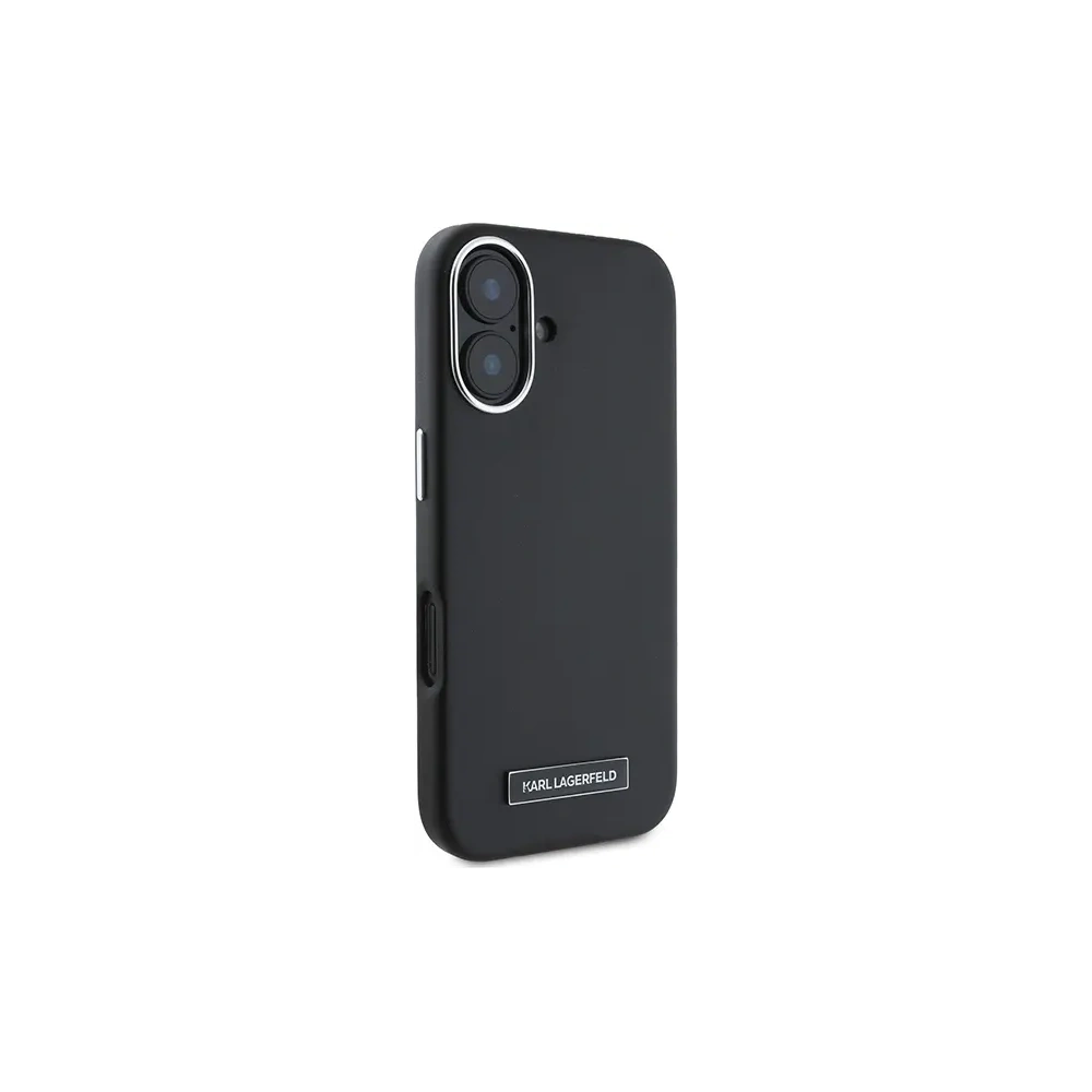 Etui Karl Lagerfeld KLHMP16MPGMSRPK Apple iPhone 16 Plus hardcase FW Metal Plate MagSafe czarny/black