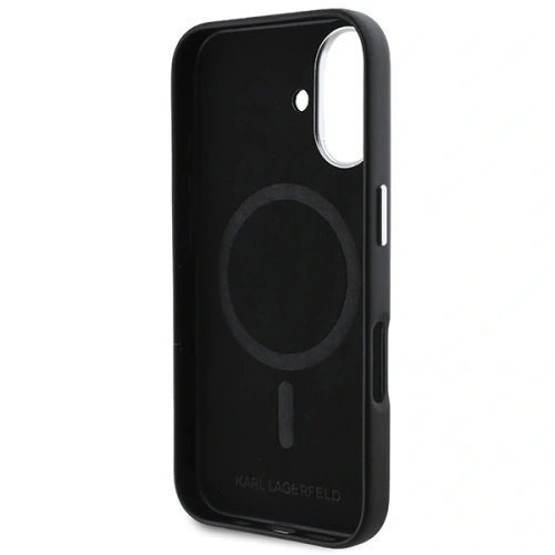 Kup Etui Karl Lagerfeld KLHMP16MPGMSRPK Apple iPhone 16 Plus hardcase FW Metal Plate MagSafe czarny/black - KLD21712 - {ean13} - Sklep Home Screen
