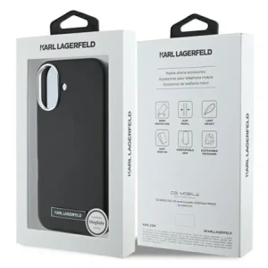 Kup Karl Lagerfeld KLHMP16MPGMSRPK Apple iPhone 16 Plus tvrdý kryt FW Metal Plate MagSafe černý - KLD21712 - {ean13} - Sklep Home Screen