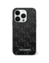 Karl Lagerfeld KLHMP16MPKHPORPK Apple iPhone 16 Plus hardcase Hot Stamp MagSafe black