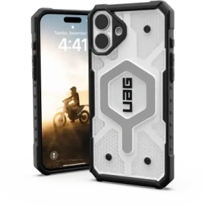 Kup UAG Urban Armor Gear Pathfinder Clear MagSafe Apple iPhone 16 Plus MagSafe (eis/schwarz) - UAG1435 - {ean13} - Sklep Home Screen