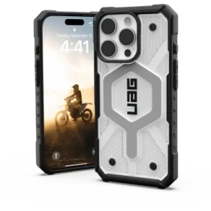 Kup UAG Urban Armor Gear Pathfinder Clear MagSafe Apple iPhone 16 Pro MagSafe (ledová/černá) - UAG1436 - {ean13} - Sklep Home Screen