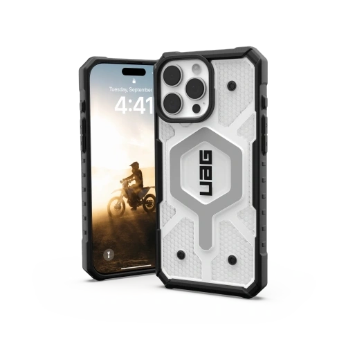 Kup UAG Urban Armor Gear Pathfinder Clear MagSafe Apple iPhone 16 Pro Max MagSafe (eis/schwarz) - UAG1440 - {ean13} - Sklep Home Screen