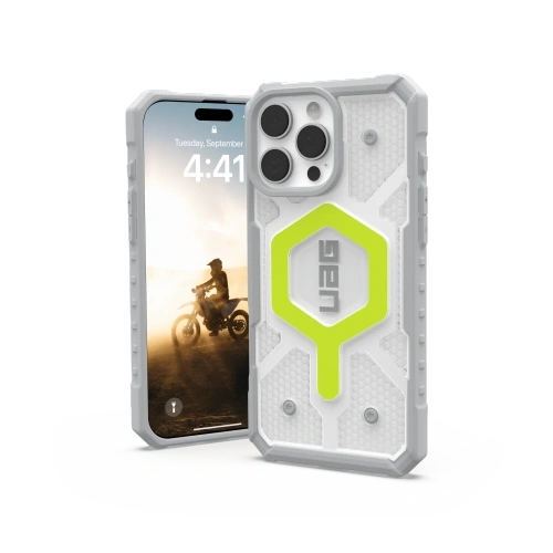 Buy UAG Urban Armor Gear Pathfinder Clear Apple iPhone 16 Pro Max MagSafe (active neon) - UAG1441 - {ean13} - Home Screen Store Europe
