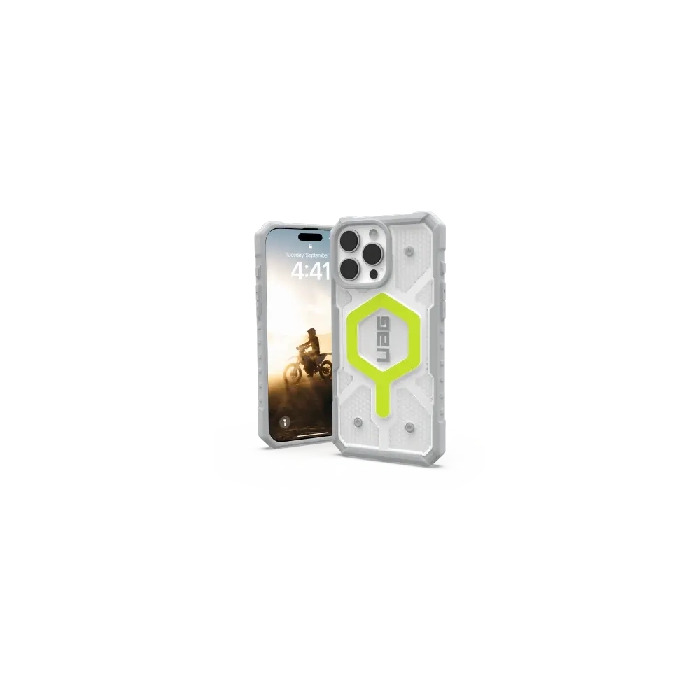 Etui UAG Urban Armor Gear Pathfinder Clear Apple iPhone 16 Pro Max MagSafe (active neon)