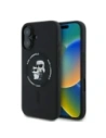 Karl Lagerfeld KLHMP16MSCMKCRHK Apple iPhone 16 Plus hardcase Silicone Karl&Choupette Ring MagSafe black