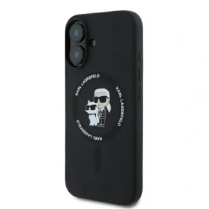 Kup Karl Lagerfeld KLHMP16MSCMKCRHK Apple iPhone 16 Plus hardcase silikonový Karl&Choupette Ring MagSafe černý - KLD21714 - {ean13} - Sklep Home Screen