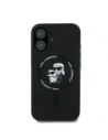 Buy Karl Lagerfeld KLHMP16MSCMKCRHK Apple iPhone 16 Plus hardcase Silicone Karl&Choupette Ring MagSafe black - KLD21714 - {ean13} - Home Screen Store Europe