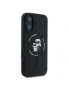Buy Karl Lagerfeld KLHMP16MSCMKCRHK Apple iPhone 16 Plus hardcase Silicone Karl&Choupette Ring MagSafe black - KLD21714 - {ean13} - Home Screen Store Europe