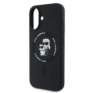 Kup Karl Lagerfeld KLHMP16MSCMKCRHK Apple iPhone 16 Plus Hardcase Silikon Karl&Choupette Ring MagSafe schwarz - KLD21714 - {ean13} - Sklep Home Screen