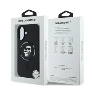 Kup Karl Lagerfeld KLHMP16MSCMKCRHK Apple iPhone 16 Plus hardcase din silicon Karl&Choupette Ring MagSafe negru - KLD21714 - {ean13} - Sklep Home Screen
