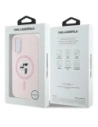 Buy Karl Lagerfeld KLHMP16MSCMKCRHP Apple iPhone 16 Plus hardcase Silicone Karl&Choupette Ring MagSafe pink - KLD21715 - {ean13} - Home Screen Store Europe