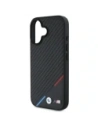 Buy BMW BMHMP16M23PUDTK Apple iPhone 16 Plus hardcase Carbon Tricolor Line MagSafe black - BMW688 - {ean13} - Home Screen Store Europe