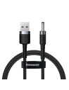 Kup Kabel USB do DC 3,5mm Baseus Cafule, 2A, 1m (černá-šedá) - BSU1046BLKGRY - {ean13} - Sklep Home Screen