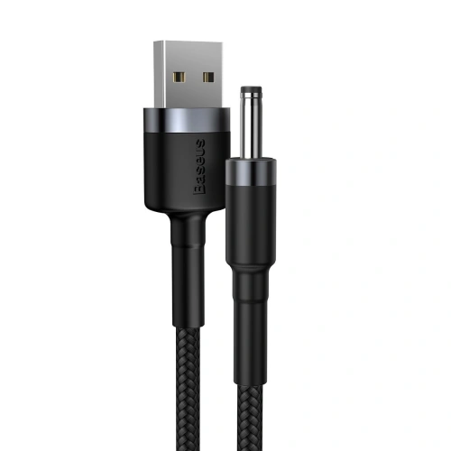 Kup Kabel USB do DC 3,5mm Baseus Cafule, 2A, 1m (černá-šedá) - BSU1046BLKGRY - {ean13} - Sklep Home Screen