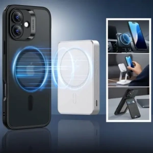 Kup ESR Classic Hybrid Halolock MagSafe & Tempered Glass Apple iPhone 16 Frosted Black - ESR844 - {ean13} - Sklep Home Screen