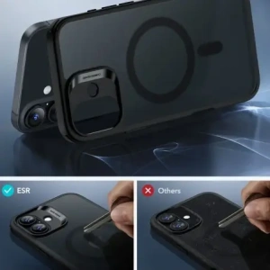 Kup Zestaw ESR Classic Hybrid Halolock MagSafe & Tempered Glass Apple iPhone 16 Frosted Black - ESR844 - {ean13} - Sklep Home Screen