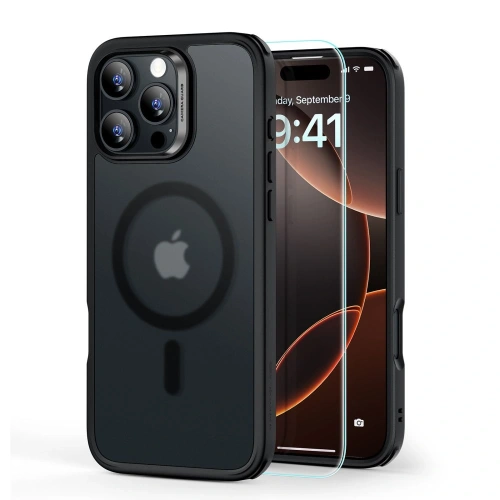 Kup ESR Classic Hybrid Halolock MagSafe & Tempered Glass Apple iPhone 16 Pro Max Mražená černá - ESR846 - {ean13} - Sklep Home Screen