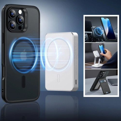 Kup ESR Classic Hybrid Halolock MagSafe & Tempered Glass Apple iPhone 16 Pro Max Mražená černá - ESR846 - {ean13} - Sklep Home Screen