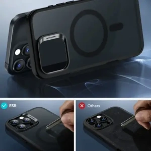Kup Zestaw ESR Classic Hybrid Halolock MagSafe & Tempered Glass Apple iPhone 16 Pro Max Frosted Black - ESR846 - {ean13} - Sklep Home Screen