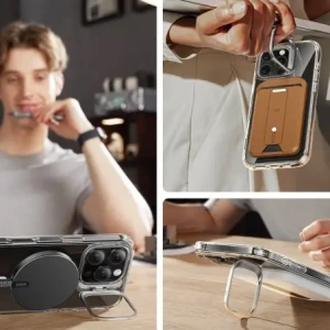 Kup ESR Klassischer Hybrid-Ständer Halolock MagSafe & gehärtetes Glas Apple iPhone 16 Pro Max Klar - ESR848 - {ean13} - Sklep Home Screen