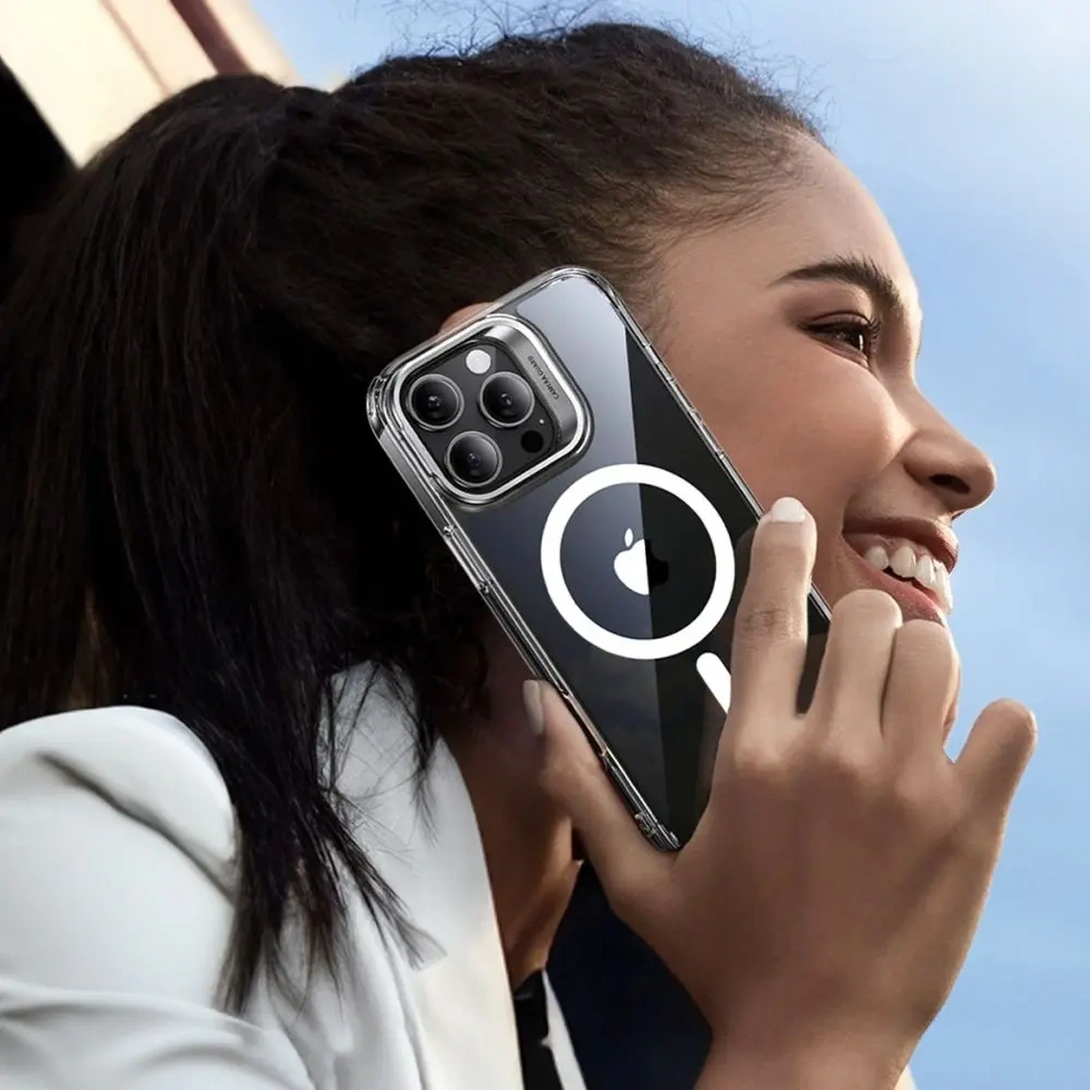 Zestaw ESR Classic Hybrid Kickstand Halolock MagSafe & Tempered Glass Apple iPhone 16 Pro Max Clear