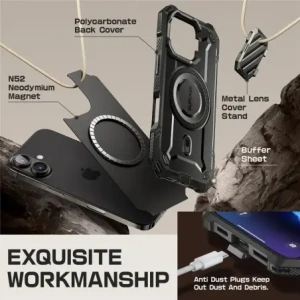 Kup Supcase Unicorn Beetle XT Mag MagSafe Apple iPhone 16 Negru - SPC451 - {ean13} - Sklep Home Screen