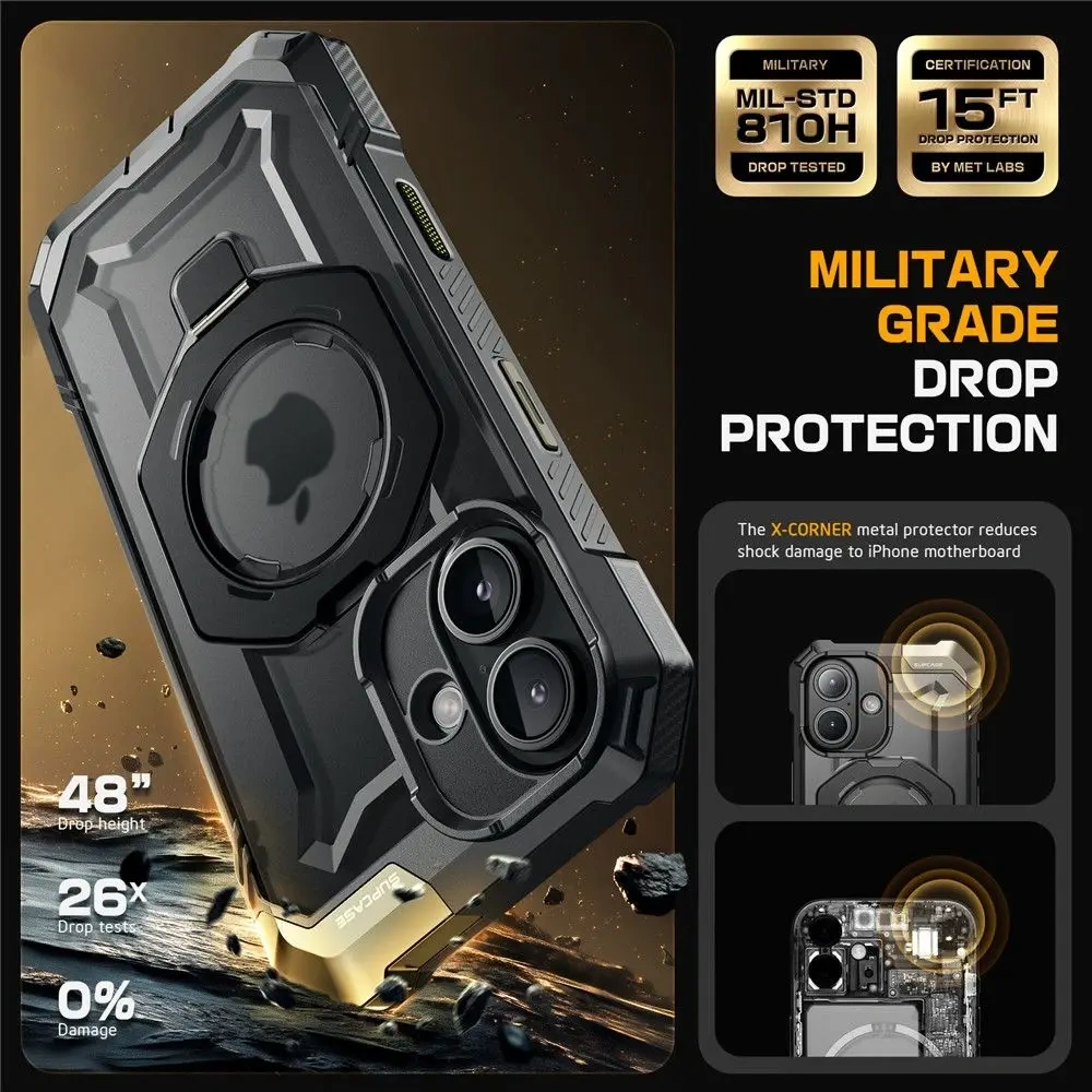 Etui Supcase Unicorn Beetle Grip Mag MagSafe Apple iPhone 16 Black