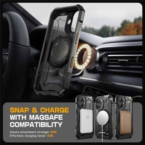 Kup Supcase Unicorn Beetle Grip Mag MagSafe Apple iPhone 16 Negru - SPC452 - {ean13} - Sklep Home Screen