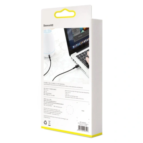 Kup Baseus USB zu DC 3.5mm Kabel Cafule, 2A, 1m (schwarz/grau) - BSU1046BLKGRY - {ean13} - Sklep Home Screen