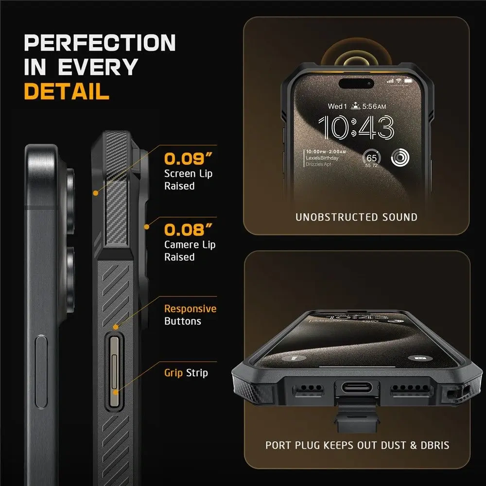 Etui Supcase Unicorn Beetle Grip Mag MagSafe Apple iPhone 16 Black