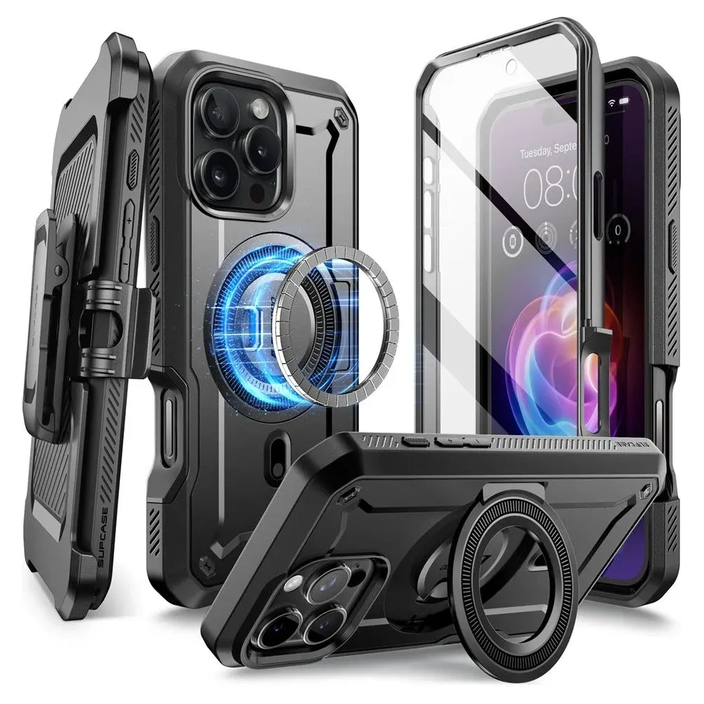 Etui Supcase Unicorn Beetle Pro Mag MagSafe Apple iPhone 16 Pro Black