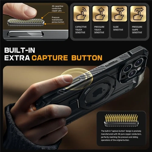 Buy Supcase Unicorn Beetle Grip Mag MagSafe Apple iPhone 16 Pro Black - SPC458 - {ean13} - Home Screen Store Europe