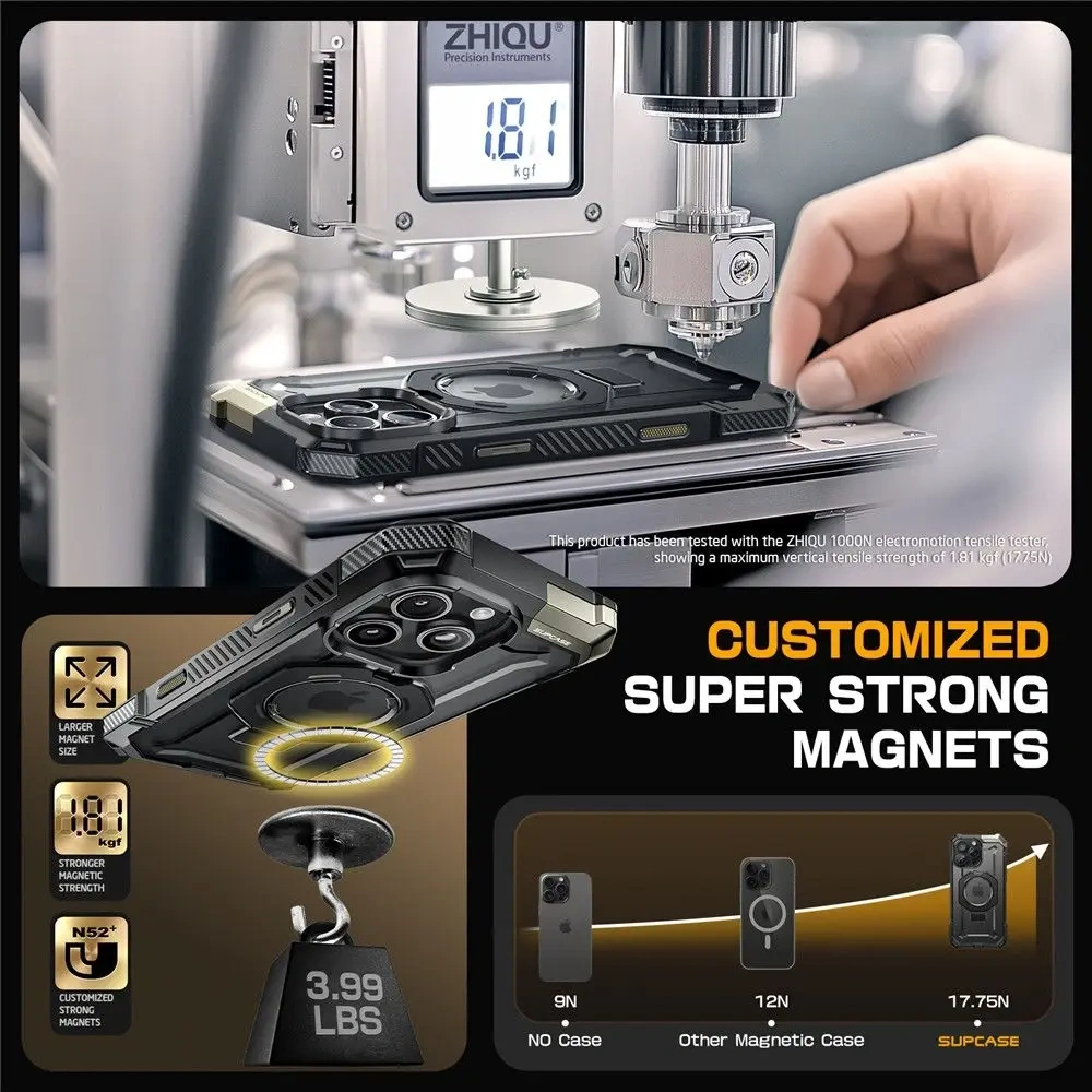 Etui Supcase Unicorn Beetle Grip Mag MagSafe Apple iPhone 16 Pro Black