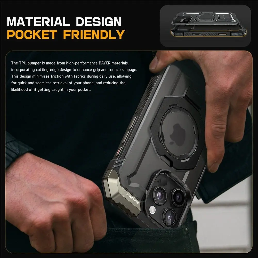 Etui Supcase Unicorn Beetle Grip Mag MagSafe Apple iPhone 16 Pro Black