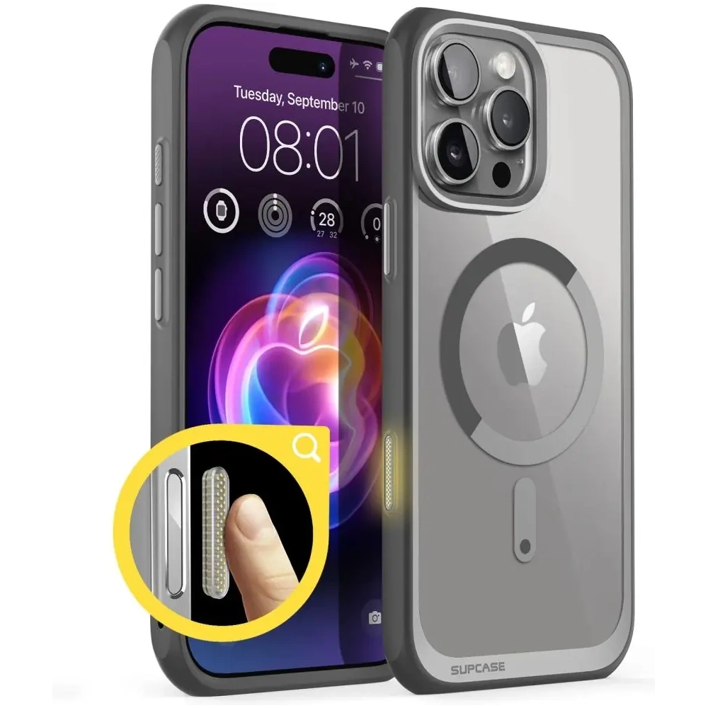 Etui Supcase Unicorn Beetle Mag MagSafe Apple iPhone 16 Pro Grey