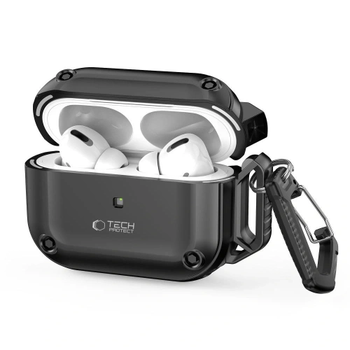 Kup Etui Tech-Protect Rough Hook Apple AirPods Pro 1 / 2 Black - THP3242 - {ean13} - Sklep Home Screen