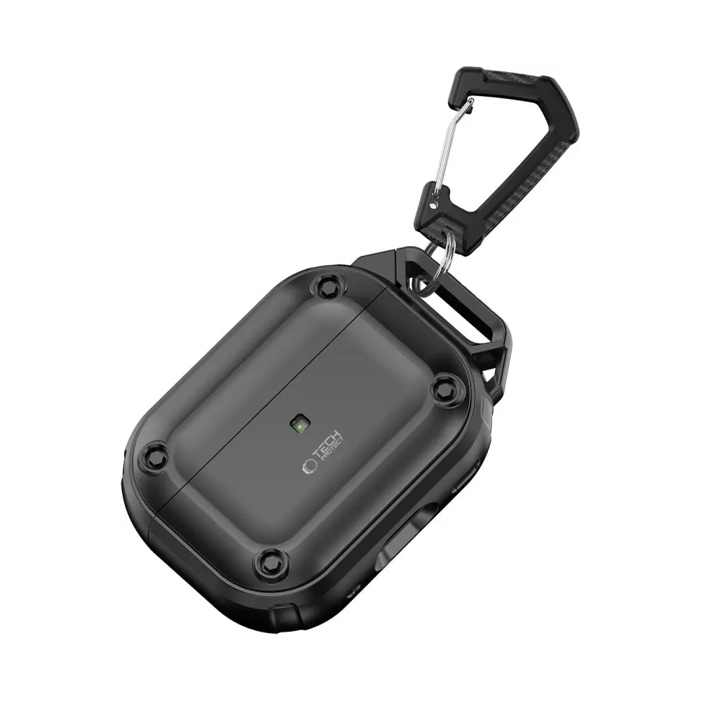 Etui Tech-Protect Rough Hook Apple AirPods Pro 1 / 2 Black