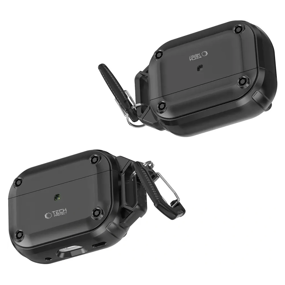 Etui Tech-Protect Rough Hook Apple AirPods Pro 1 / 2 Black