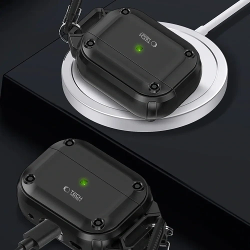 Kup Etui Tech-Protect Rough Hook Apple AirPods Pro 1 / 2 Black - THP3242 - {ean13} - Sklep Home Screen
